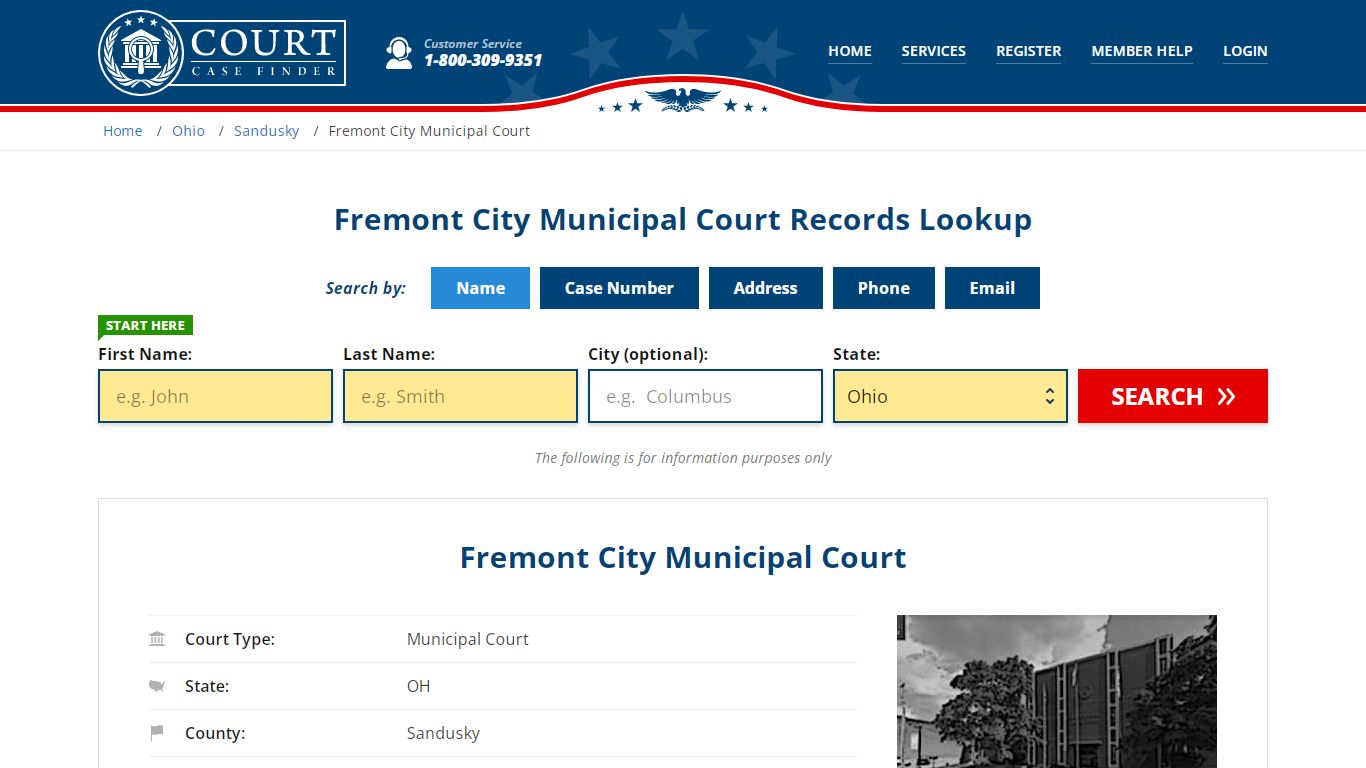 Fremont City Municipal Court Records Lookup - CourtCaseFinder.com